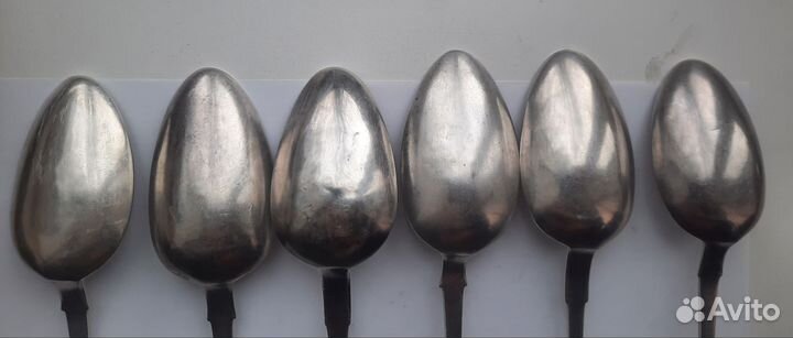 Царская столовая серебряная ложка 84 пробы