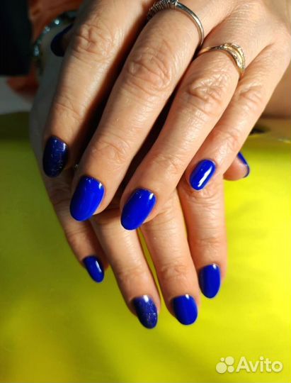 Маникюр+гель лак+укрепление+снятие