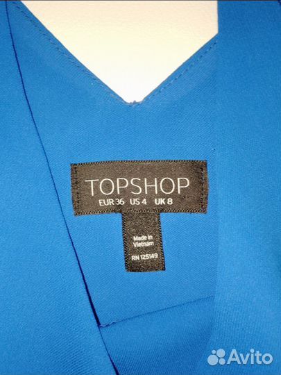 Топ topshop 42 полиэстер