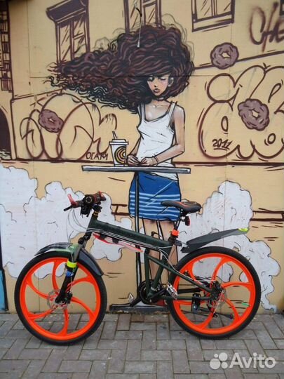 Армейский велосипед. Рама 18 дюймов. Колеса 26