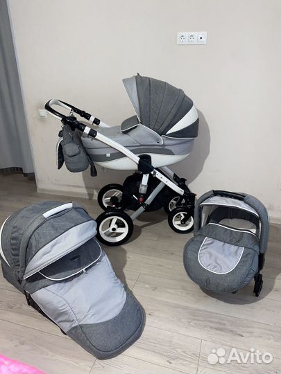 Коляска 3 в 1 adamex aspena