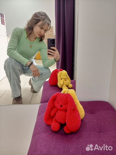 Заяц брелок под заказ