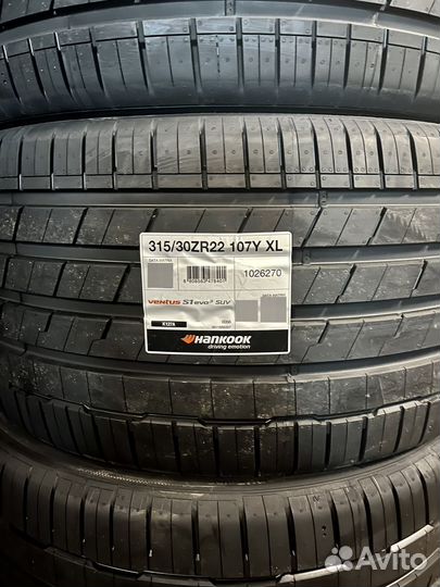 Hankook Ventus S1 Evo3 SUV K127A 285/35 R22 и 315/30 R22