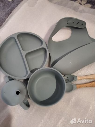 Детская посуда для кормления силиконовая