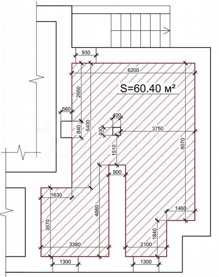 Сдам складское помещение, 60 м²