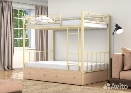 Двухъярусная кровать Валенсия 120