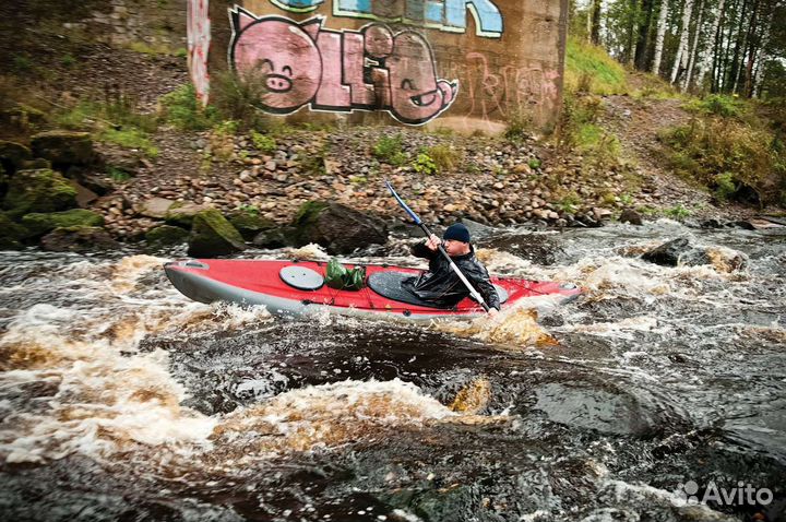 Новая одноместная надувная байдарка Хатанга 1