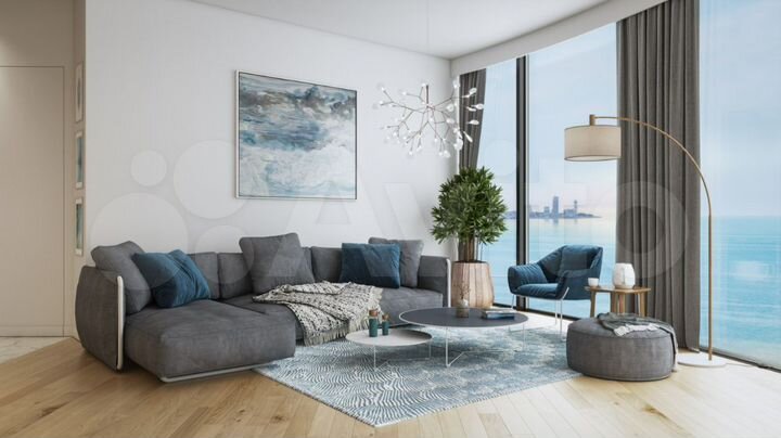 Квартира-студия, 45 м² (Грузия)
