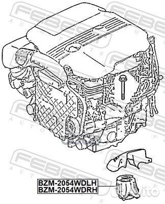 Подушка двс левая MB C-Class W205 13 BZM2054wdlh