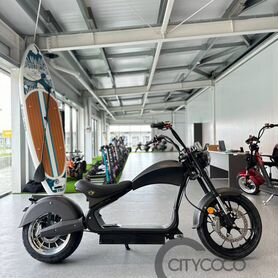 Электроскутер CityCoCo Harley Chopper тест-драйв