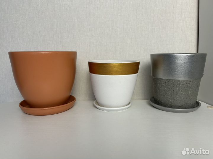 Керамические горшки для цветов