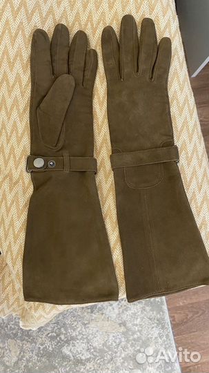 Перчатки женские замша