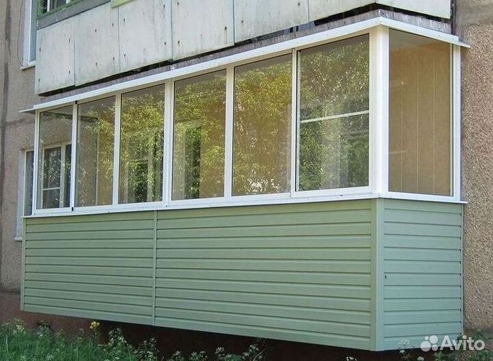 Отделка балконов и лоджий