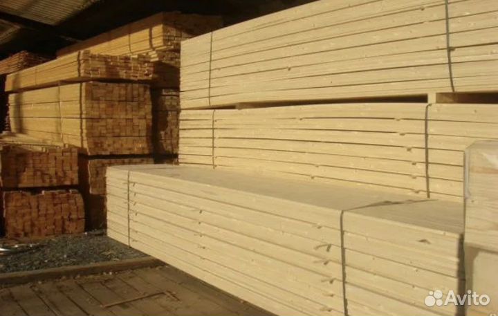 Доска обрезная 1 сорт 50-150-6