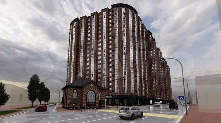 1-к. квартира, 59,8 м², 3/20 эт.