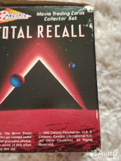 Total recall movie trading cards collector set