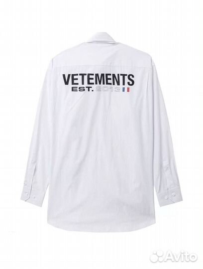 Рубашка мужская vetements