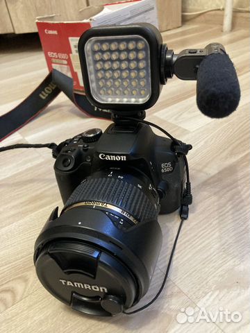 Canon eos650d + tamron 17-50 vc объявление продам