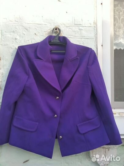 Жакет фиолетовый 70-е