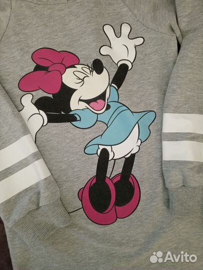 Худи, туника, кофта для девочки Минни Маус 122