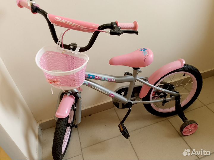 Велосипед коляска с ручкой бу