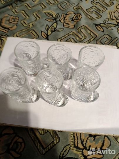 Рюмки хрусталь сапожки