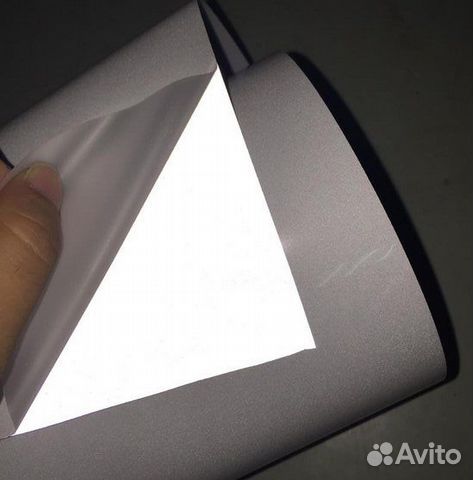 Термонаклейка на одежду, светоотражающая