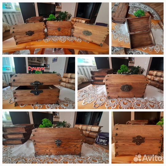 Шкатулки из дерева