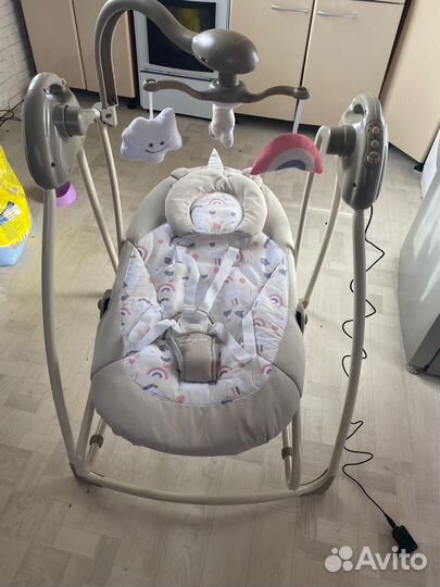 Электрокачели шезлонг