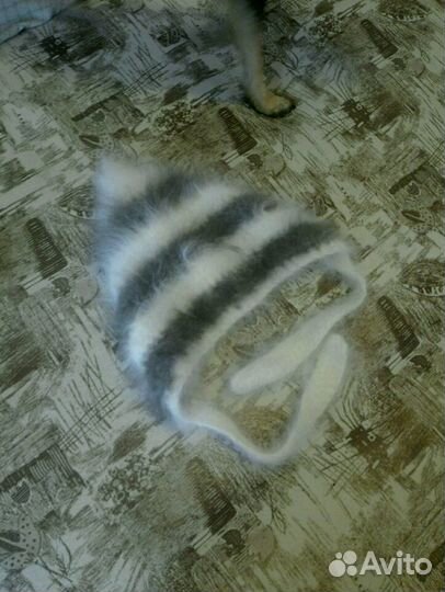 Шапка пуховая