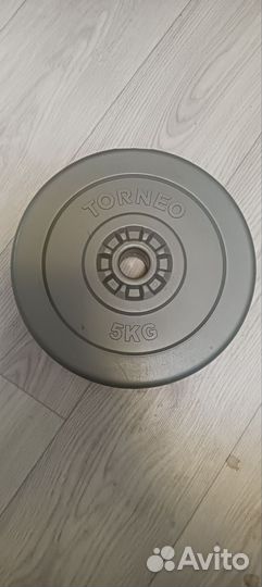 Блины (диски) для штанги torneo 5кг