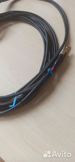 Провод Klotz MY 206 разъемы Jack-Jack 5 м (пара)