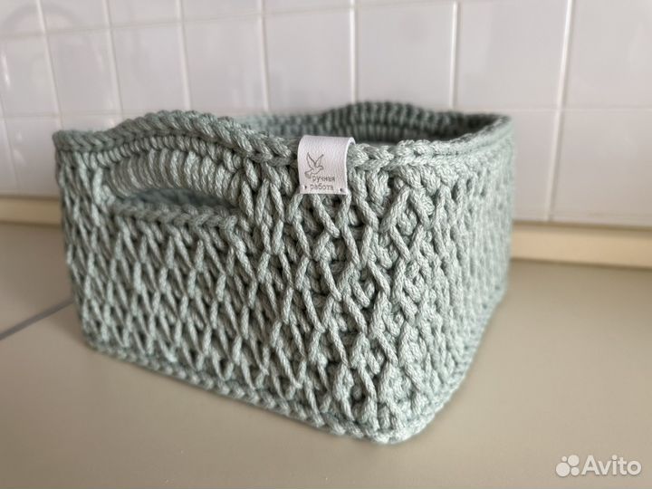 Корзина из полиэфирного шнура