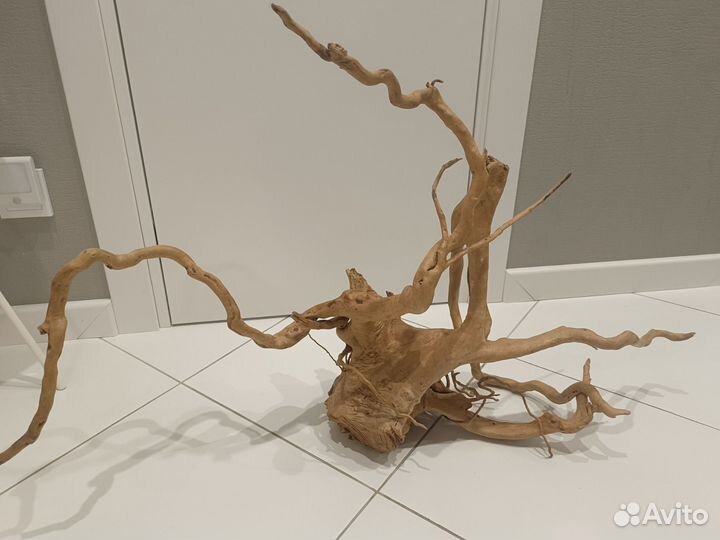 Коряга в аквариум