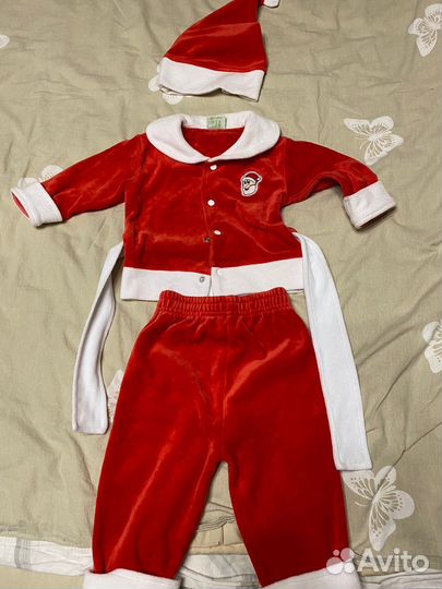 Костюм деда мороза детский на прокат