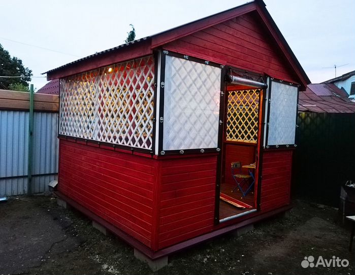 Мягкие окна для беседок террас и веранд