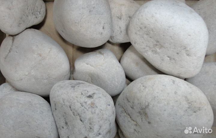 Камни для бани и сауны кварц княжеский галтованный