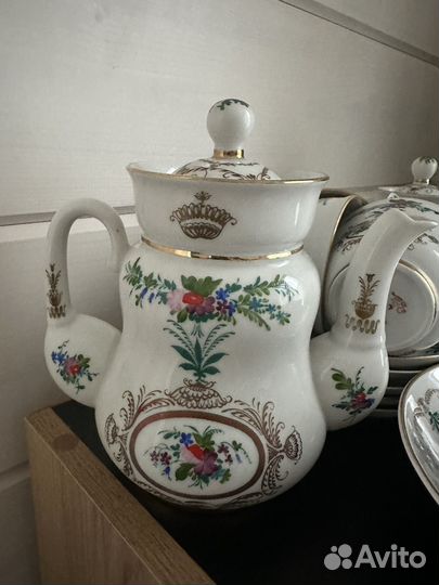 Сервиз чайно-кофейный лфз костяной фарфор