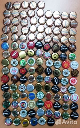 Пивные этикетки, пробки для оформления ресторана