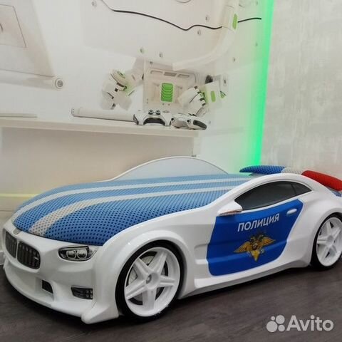 Кровать машина bmw neo