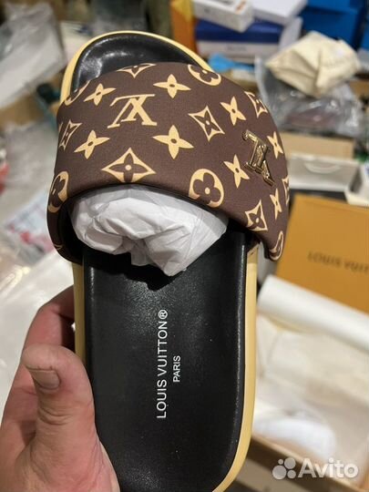 Тапки louis vuitton