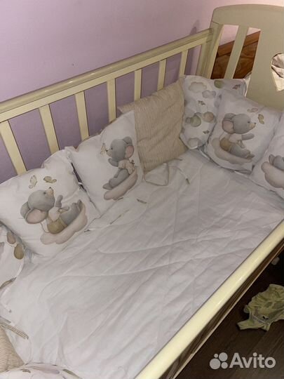 Бортики подушки в детскую кроватку