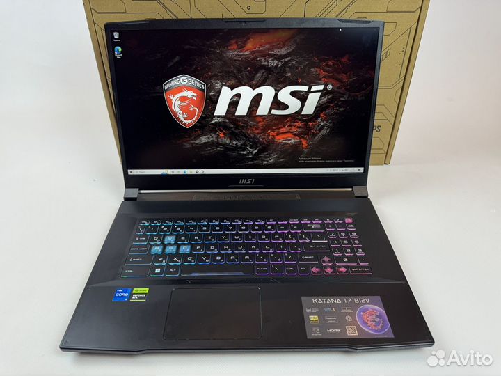 Мощный MSI Katana 17.3 144Гц I5/16Gb/RTX4060