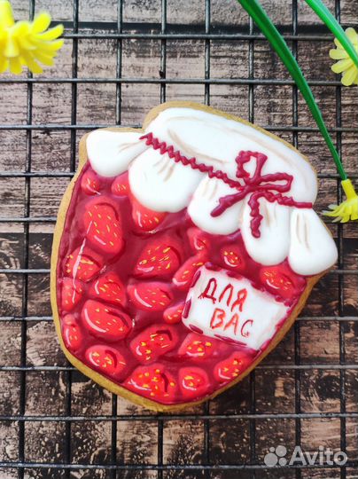 Имбирные пряники на 8 марта