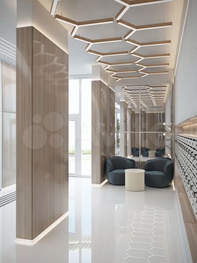 1-к. квартира, 50,9 м², 15/16 эт.