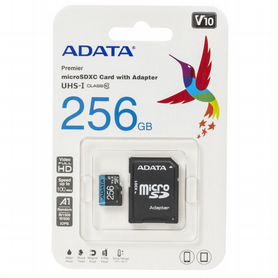 Карта microSD 256GB класс 10 U1 V10 adata premier