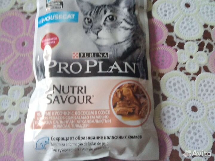 Влажный корм для кошек pro plan