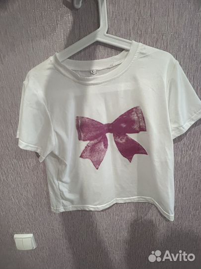 Топ с бантиком coquette y2k