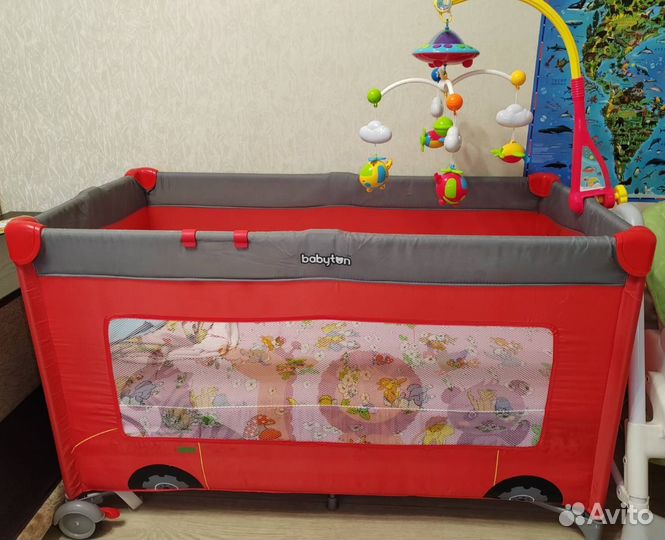 Манеж кровать