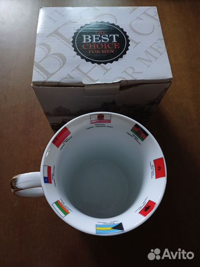 Кружка фарфор флаги мира